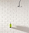 WALL TILES ALL IN WHITE 6 STRUCTURE SATIN - GLAZED SIZE : 7,8/23,7 cm CLASS 1 ( PACK.0,28 M2 )K.J.TUBĄDZIN