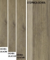 FLOOR TILES ROBLE OCHRA GLAZED - SATIN - MATTE RECT.SIZE : 19,4/90 cm CLASS1 ( PALL.37,80 m2 )K.J.PARADYŻ