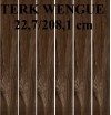 FLOOR TILES GRES PORCELAIN TERK ( TORVIK ) WENGUE PD-ST-TE-0004 SATIN - MATTE RECY.SIZE : 22,7/208,1cm CLASS 1 ( PACK.0,945PALL.56,70 M2 )K.J.EGEN