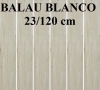 FLOOR TILES BALAU BLANCO TE-ST-BA-001 GRES PORCVELAIN SATIN - MATTE SIZE : 23/120 cm CLASS 1 (PALL.60,39 M2 )K.J.EGEN 