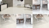 FLOOR TILES GRES PORCELAIN LINUM WHITE TE-ST-LI-0001 LAPPATO SIZE : 75/75 cm CLASS 1 ( PACK.1,125 M2 )K.J.EGEN